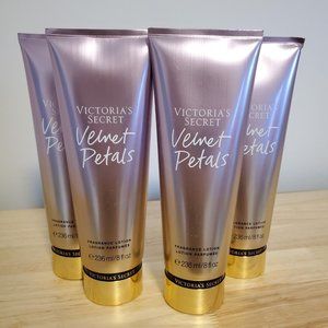 4X Victoria Secret Velvet Petals Fragrance Lotion, 8 fl oz NEW